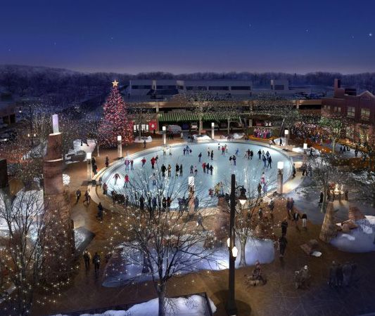 The square in winter (image: REA)