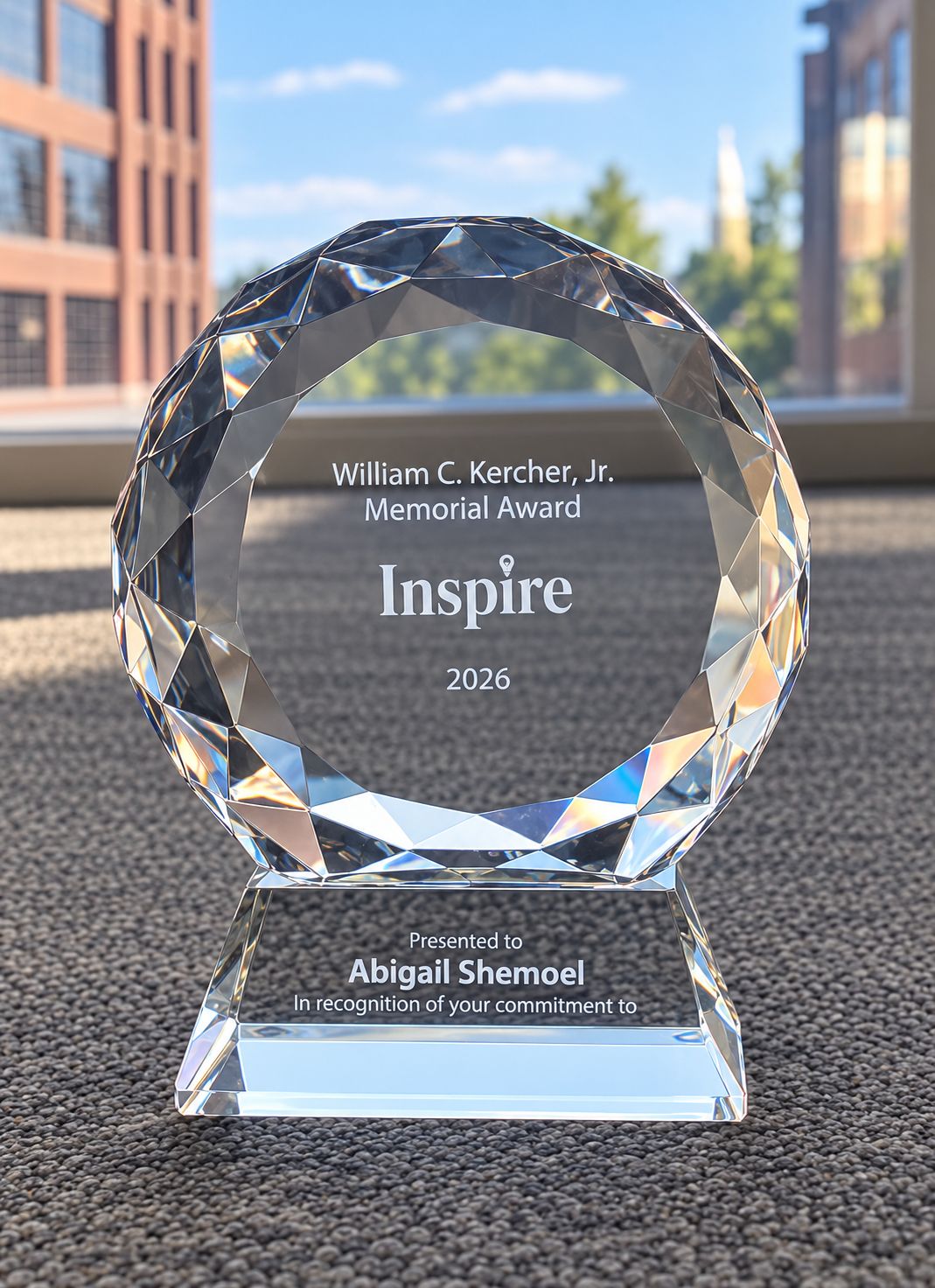 William C. Kercher, Jr. Memorial Award, 2026